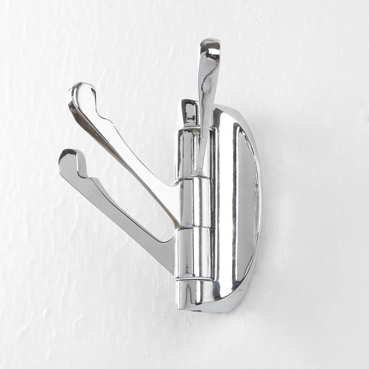 直销推荐客厅卧室墙壁创意旋转挂衣钩 浴室挂衣帽钩子