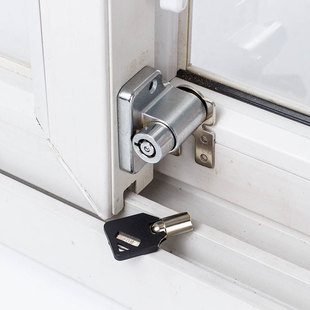 窗锁移窗锁防盗铝合金塑钢窗锁儿童安全窗锁推拉窗锁防盗限位器