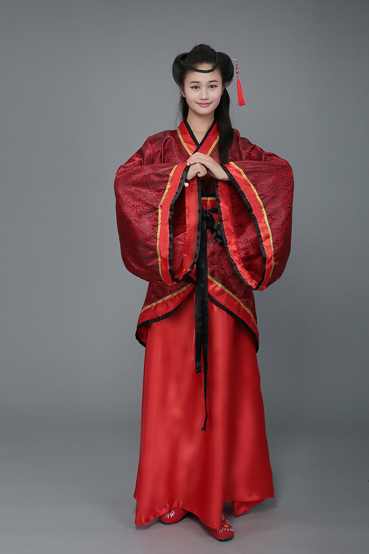 古装仙女服装唐朝古代汉服演出服装舞蹈服襦裙公主贵妃古典舞唐装