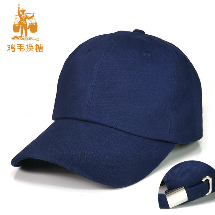 Blank Light Board Baseball Cap Soft Top Unlined Casual Hat Foreign Trade European and American Simple Pure Cotton Peaked Cap Men Print and Embroidery Logo