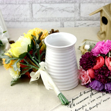 批发现货陶瓷花瓶 假花仿真花牛奶花盆 干花鲜花花器Ceramic vase