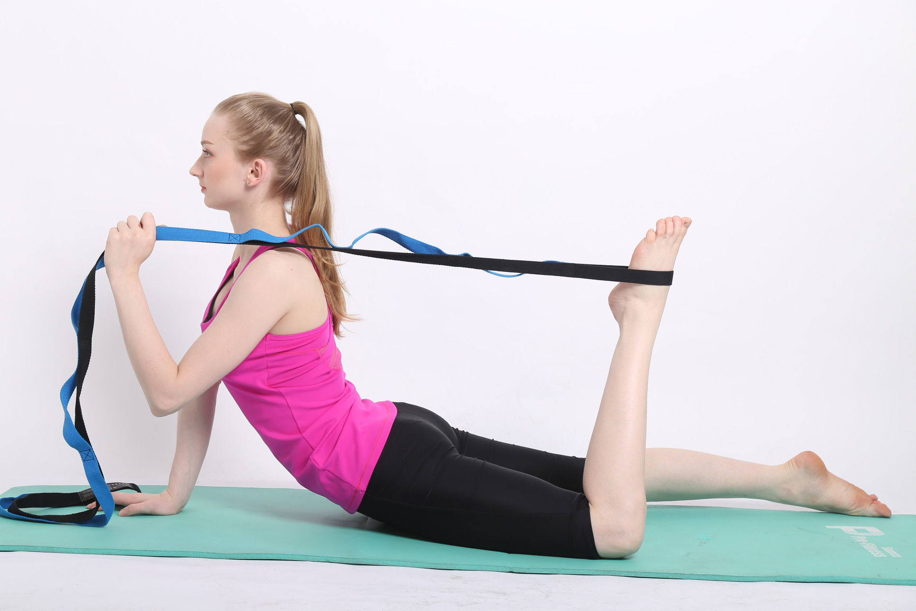 瑜伽菊花绳 伸展拉筋带空中瑜伽健身阻力带拉力绳 训练绳