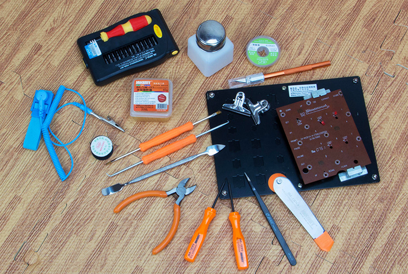 杰科美jm-1101 49合1 diy焊接维修套装 助焊工具十字螺丝刀维修