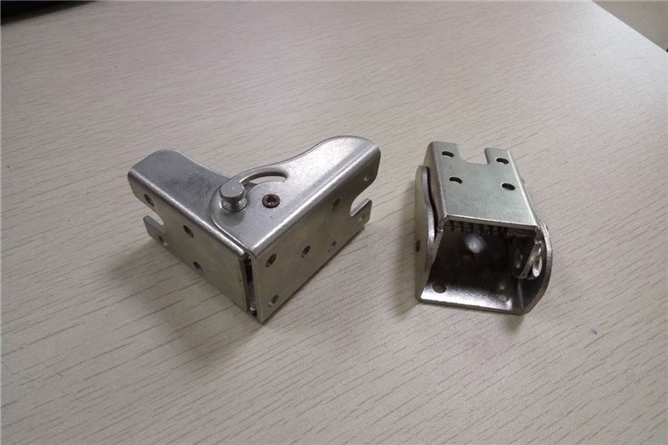 厂家直销桌脚五金刹 折叠器 直角侧刹 隐形脚 折叠铰