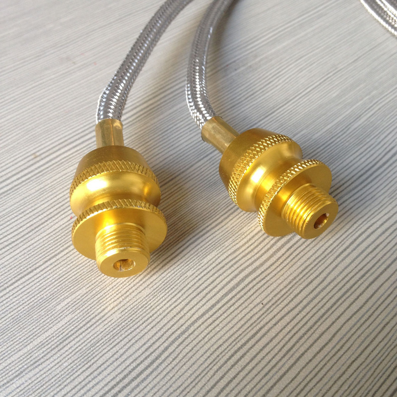 厂家供应一分二煤气罐转接管 户外野营野炊炉具转换器配件