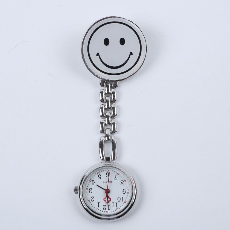 Smiling Face Nurse's Watch Nurse's Watch Silicone Nurse Watch Nurse's Watch All Kinds of Pocket Watch Full Range of Cute Quartz Watch