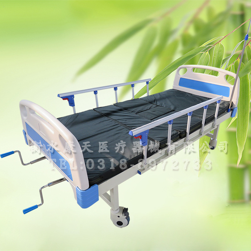 abs双摇家庭护理床带便盆孔 可加装餐桌合金护栏