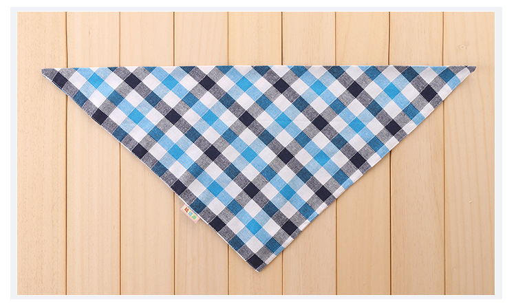 纯棉格布方巾 成人儿童通用三角巾 两条一包围兜口水巾 头巾-阿里巴巴