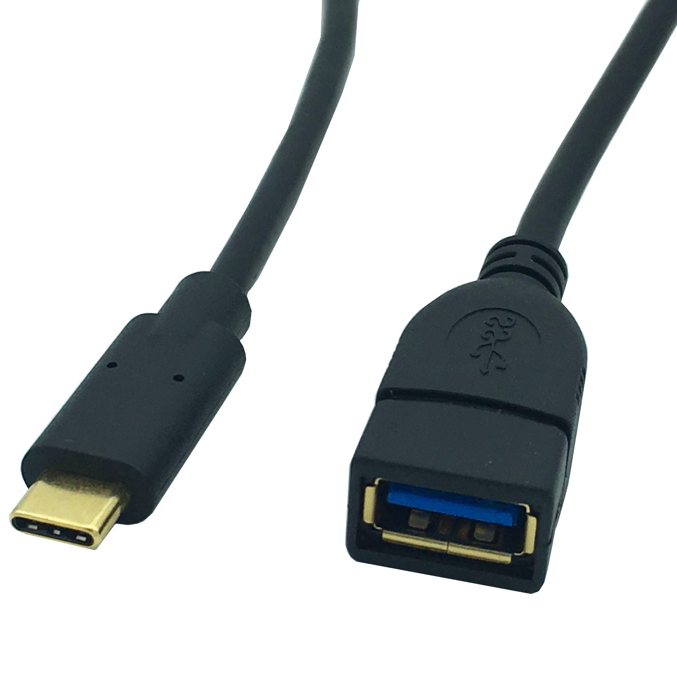 镀金otg线usb3.1数据线af to type-c接口转usb3.0母平板连接线