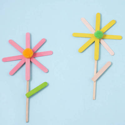 彩色雪糕棒 diy木棒 幼儿木制手工拼接益智diy益智玩具 原色
