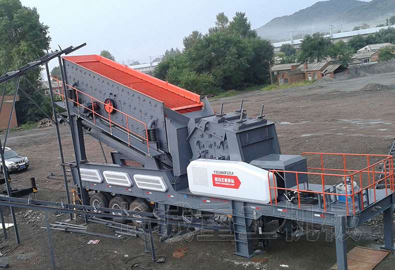 郑州长城重工移动式垃圾破碎机价格 新型一体化矿山破碎机设备