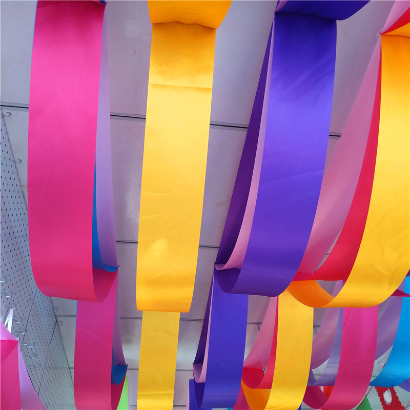 2022新款吊顶波浪旗装饰彩带开业商场吊旗挂旗场景布置吊顶波浪旗