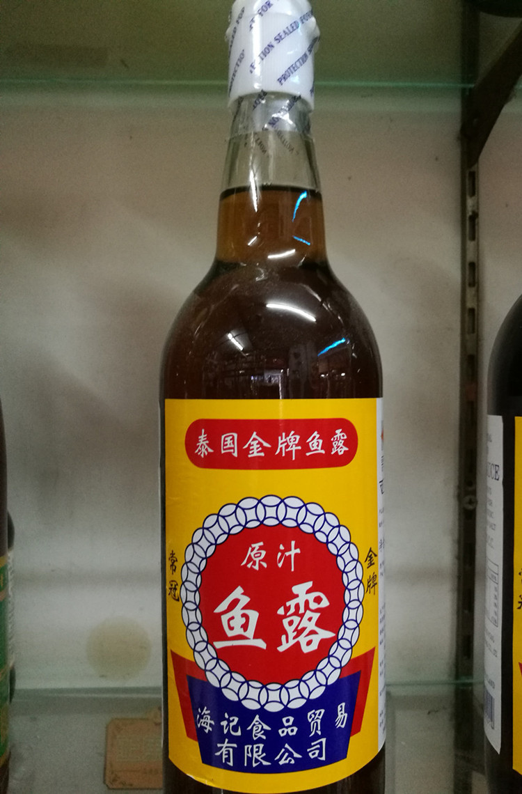 泰国金牌鱼露 常冠鱼露 西餐厅泰式餐料调味品 725ml