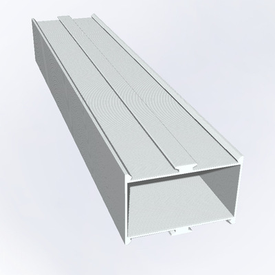 50*30窗中柱 净化固定窗中柱铝型材 净化窗立柱 5030窗铝型材