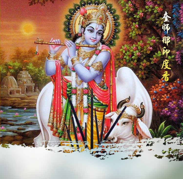 gr印度香 奎师那大盒krishna 印度原装进口手工香薰熏香线香607