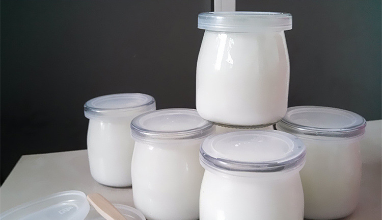 超大口200ml布丁瓶果冻酸奶瓶牛奶瓶耐高温透明玻璃瓶批发定制