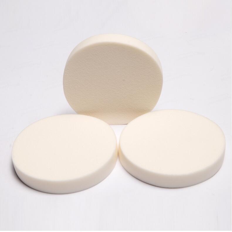一次性粉扑乳胶圆形海绵化妆棉 干湿两用小号白色粉饼扑 美妆工具