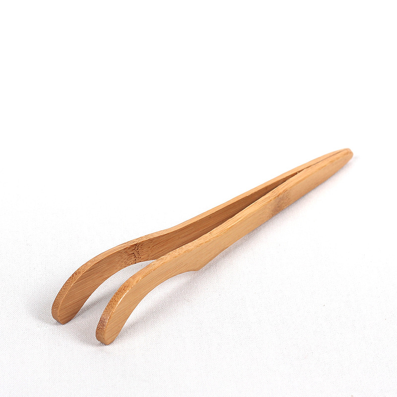 茶夹子竹茶夹茶叶夹子茶道镊子木夹子竹弯夹茶具配件茶杯夹