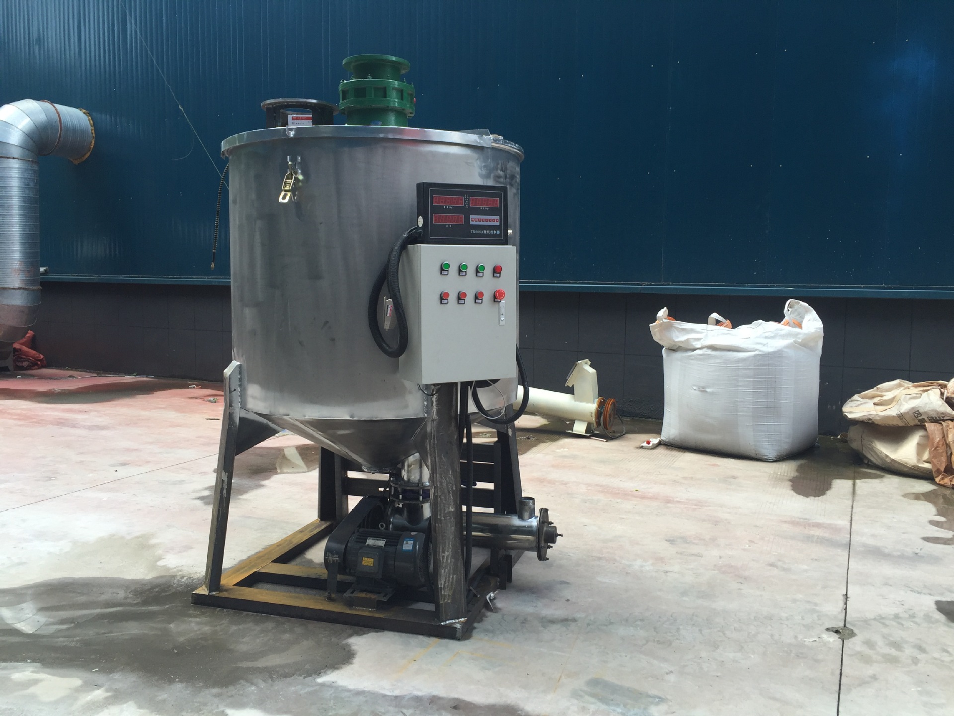 1吨立式不锈钢腻子膏搅拌机厂家直销定制