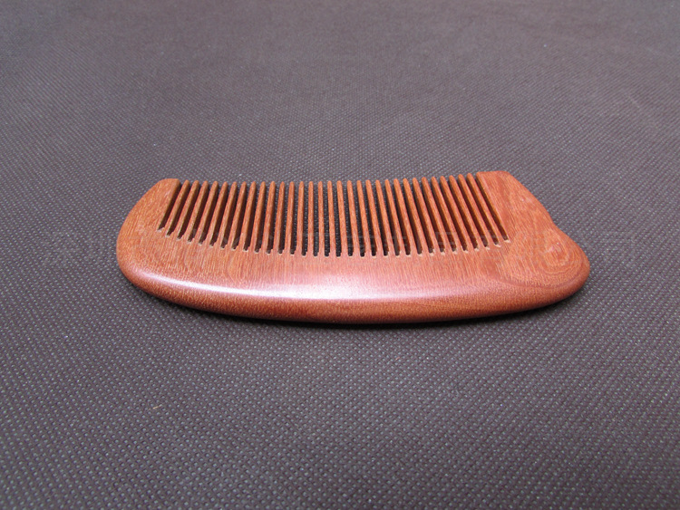 专业供应精品美发小叶红檀木梳创意红木梳子红檀木梳批发红檀木梳