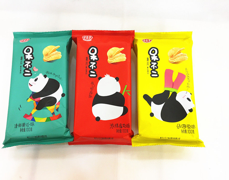 新品 小王子100g呆不二薯片 香脆可口 休闲食品