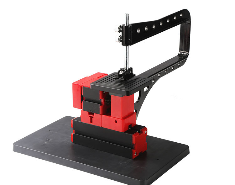 创客木工坊实验室工具微型机床弓形臂迷你小锯床儿童安全电动锯床