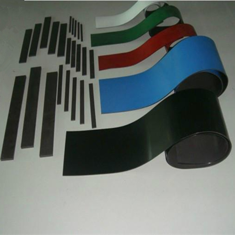 磁铁厂家现货pvc彩色软磁片橡胶磁条冰箱贴广告牌背胶橡胶软磁