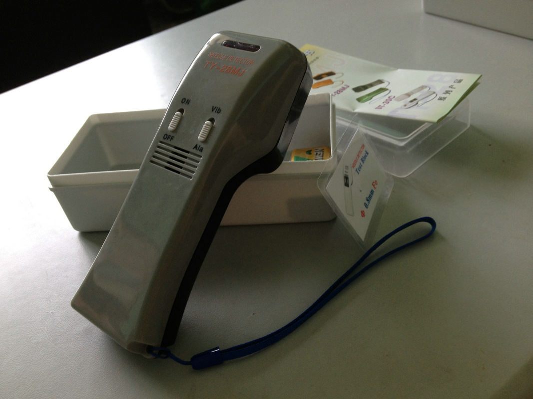 厂家直销高性能手持式检针器 便携检针仪服装食品验针器检针设备