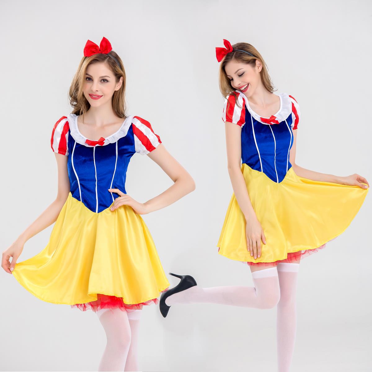 经典童话故事白雪公主装扮圣诞节新年派对舞台装演出服