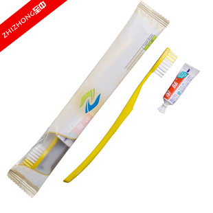 酒店宾馆一次性牙刷洗漱用品套装 浴场会所居家待客成人牙刷批发