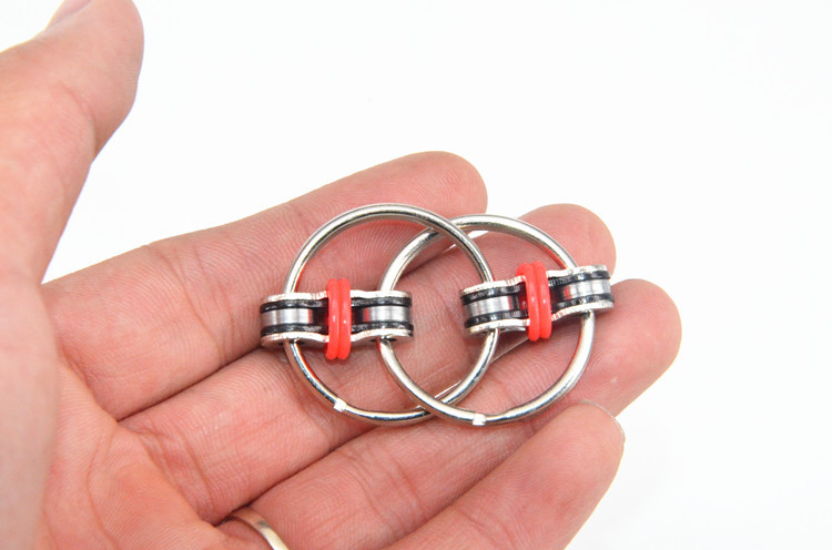 钥匙环链条扣 减压玩具 指尖陀螺 key ring hand spinner fidget
