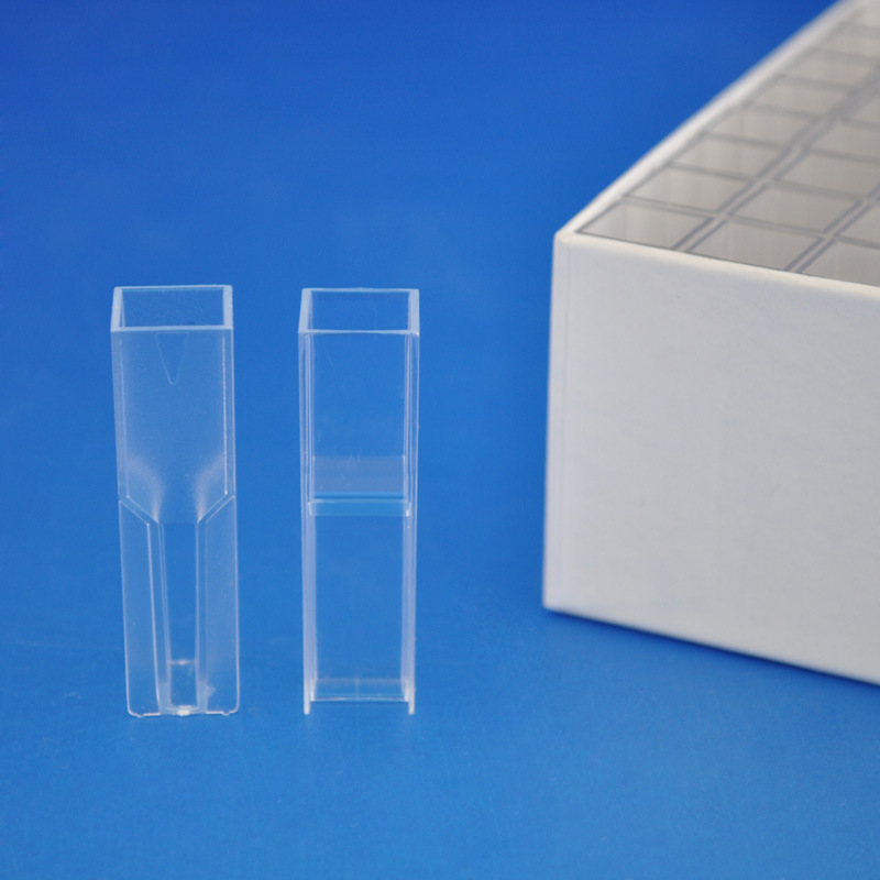 5ml一次性塑料比色皿两光窗标准型聚苯乙烯