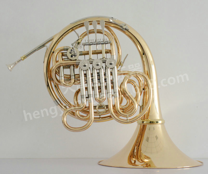 亚历山大金铜圆号 降bf调双排法国分体圆号 三键式圆号 乐队吹奏