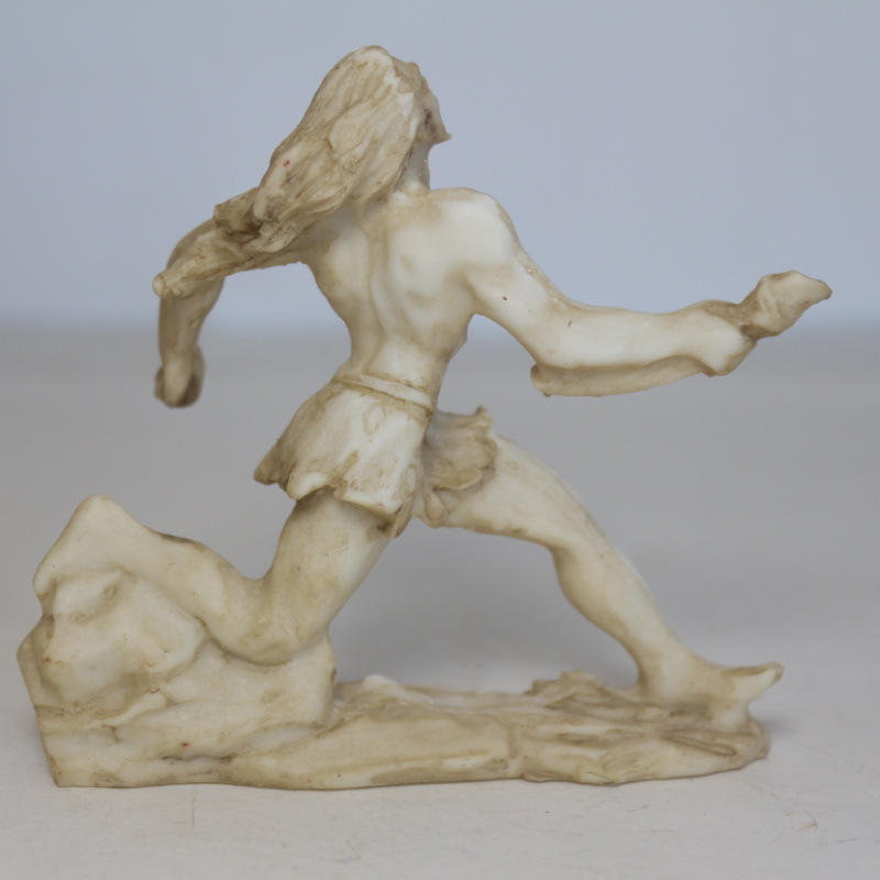 神农架野人怪兽夸父追日心理沙盘远古人奔跑人物类沙具厂家直销