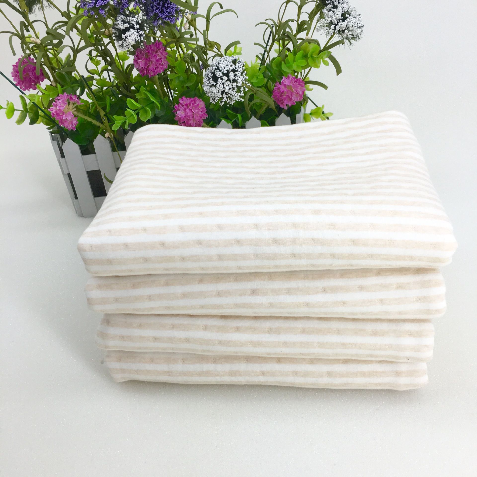 瑞福贝贝竹纤维纯棉彩棉抱被包巾盖毯秋冬季加厚保暖夹棉新生儿