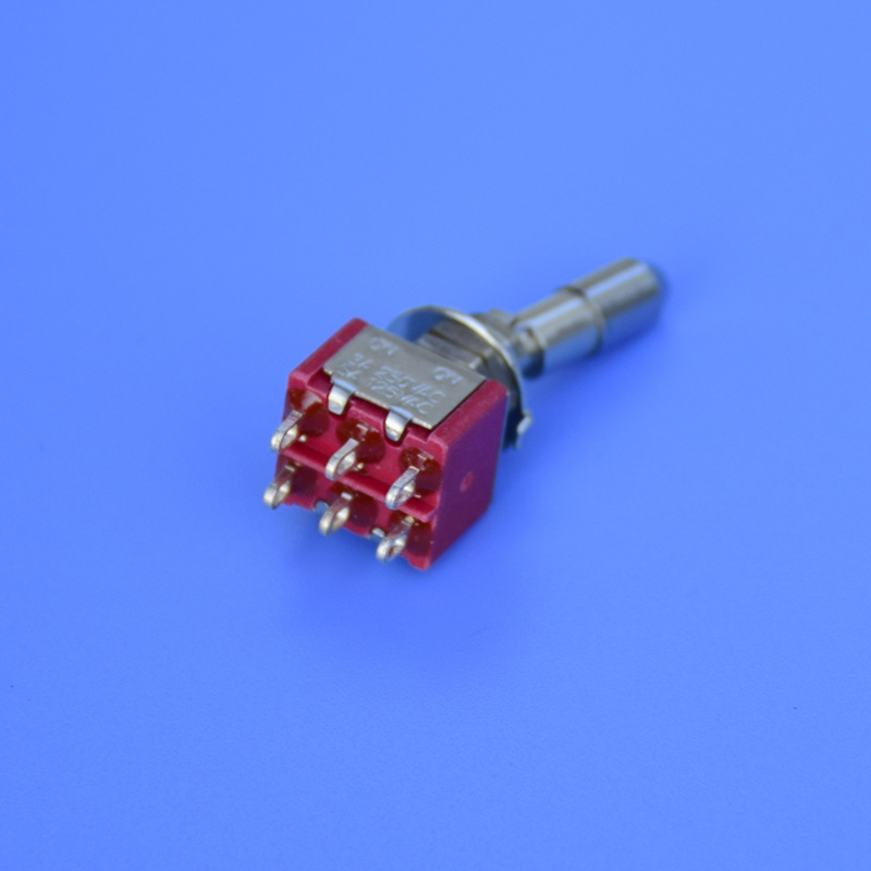 台湾sh 防触碰提拉式自锁式六脚二档t8011-lk摇杆开关钮子开