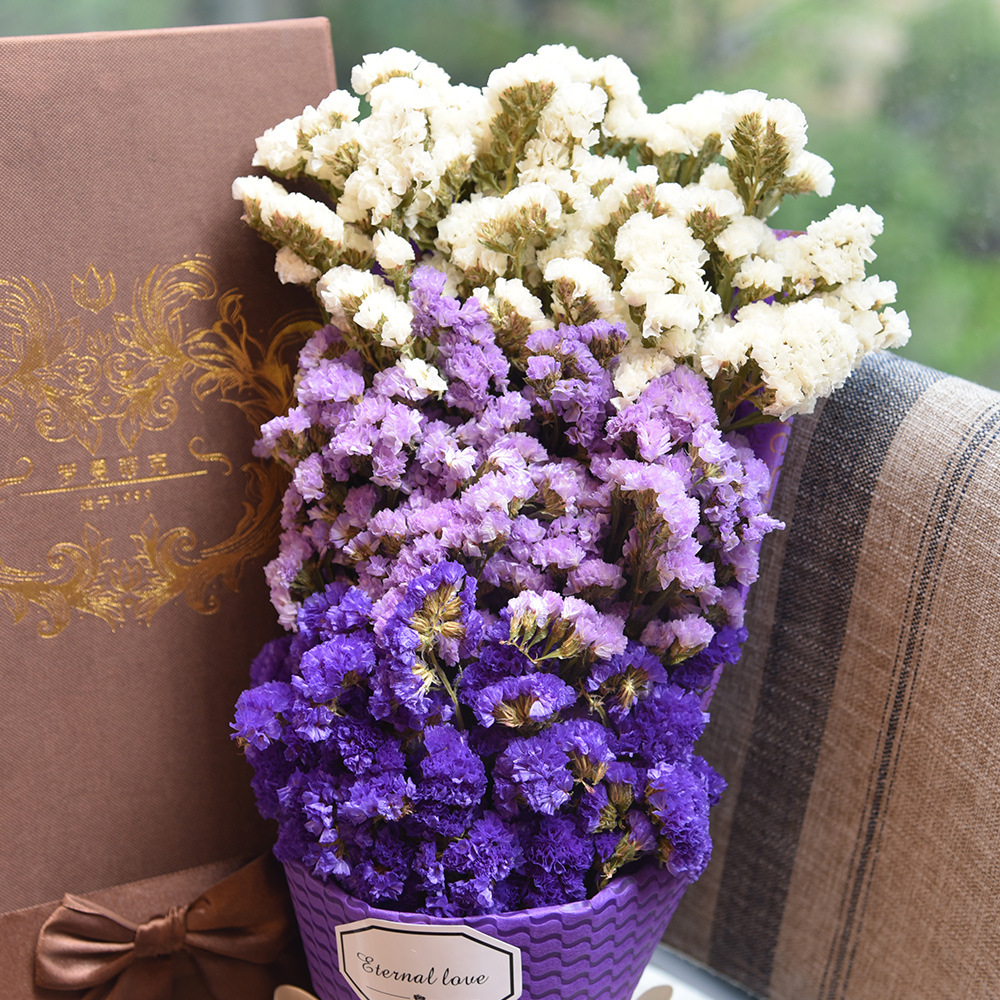 七夕节日礼物干花勿忘我家纺家饰 家居软饰永生花绢花602