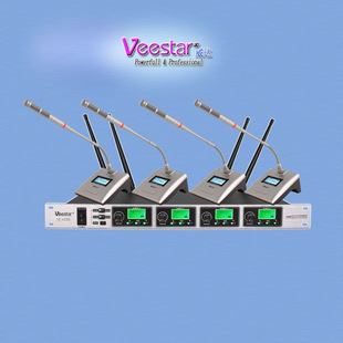 veestar威达电容麦克风无线麦克风舞台演出会议鹅颈领夹式话u段
