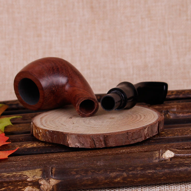 红木小烟斗 便携男士丝斗旱烟袋 木质手工打磨烟具配件批发直销