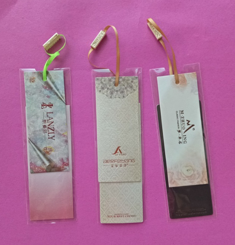 吊牌袋 服装卡片包装袋 领标袋 标签袋 opp吊牌胶袋7*10.5 定做