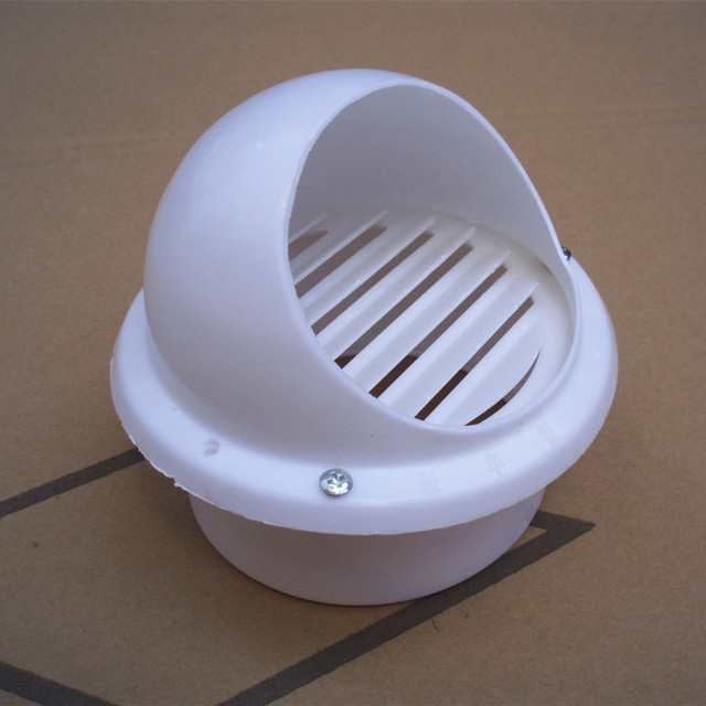 abs圆形外墙风帽防风罩外气口卫生间排气口油烟机通风口