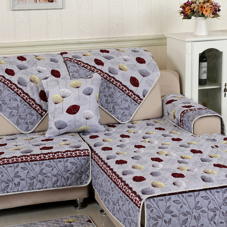 沙发垫布艺时尚冬季毛绒沙发垫子坐垫沙发巾套巾罩简约现代