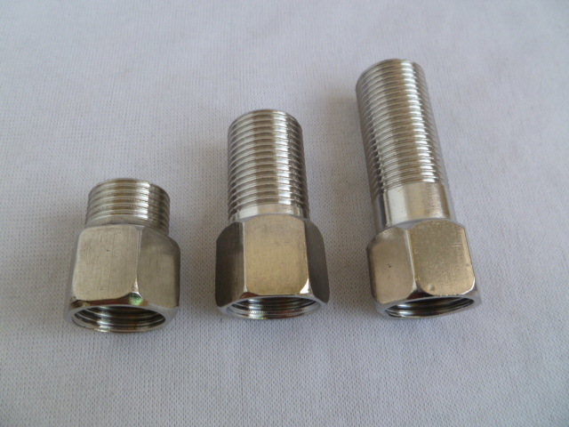 4分不锈钢内外丝直接 加长延长延伸接头 4分变6分内外丝直接加厚