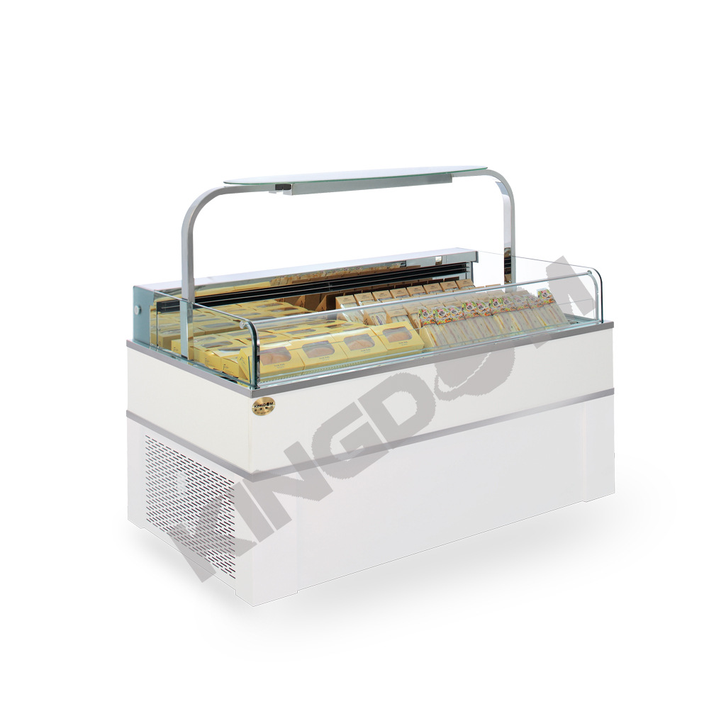 金城制冷单面开放柜d三明治冷藏保鲜展示柜敝开式冷柜中岛柜