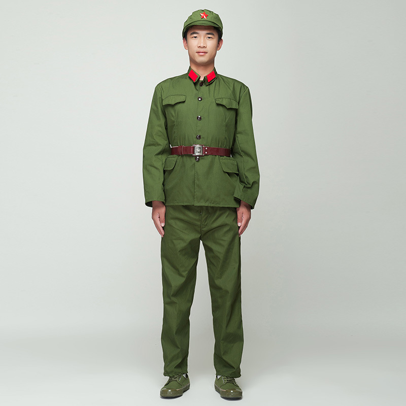 厂家红卫兵65六五式老式军装红军解放服装老文革越战表演演出服