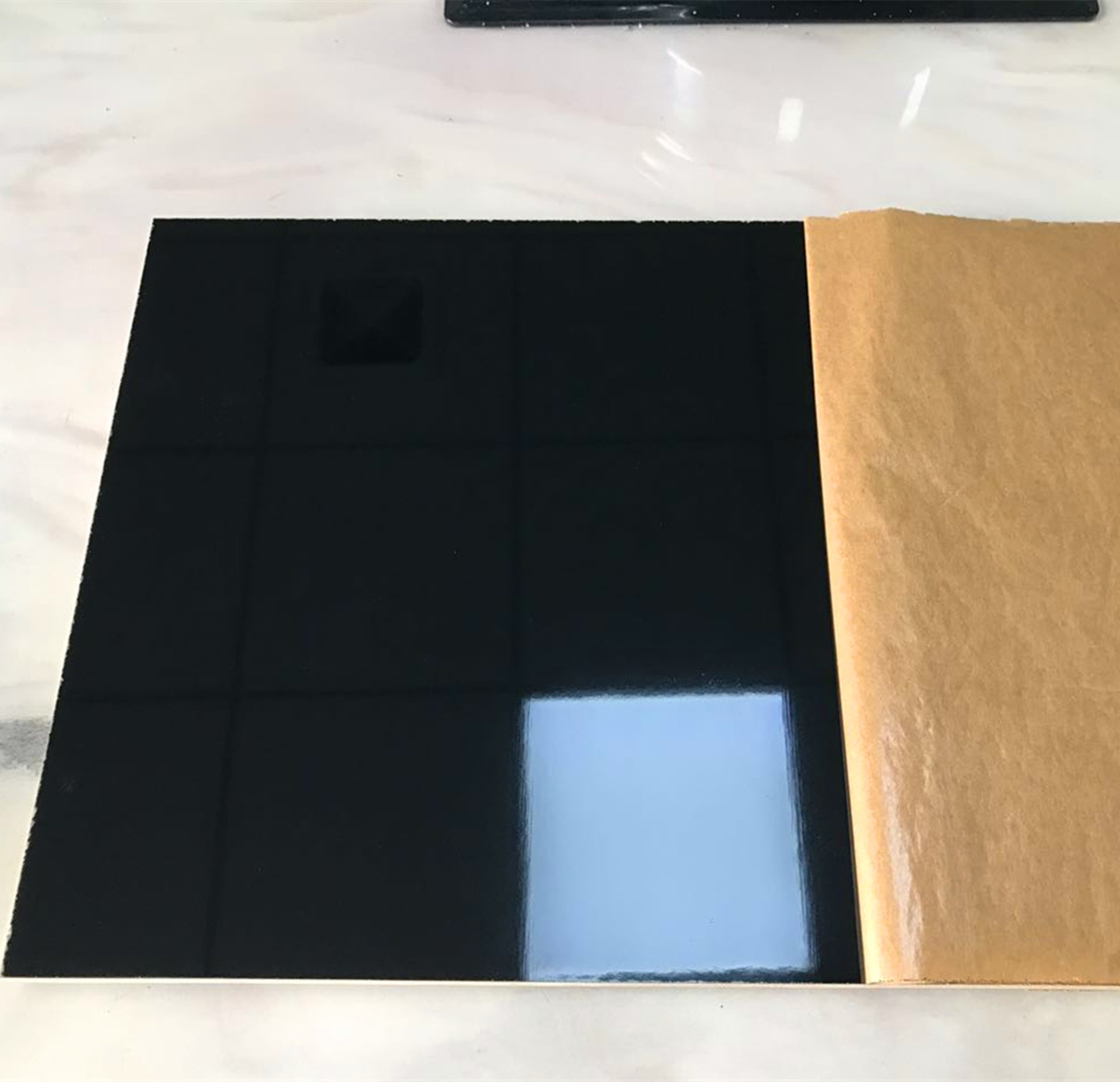 深圳厂家直销高光烤漆密度板 高光装饰复合uv淋油宝丽中纤板