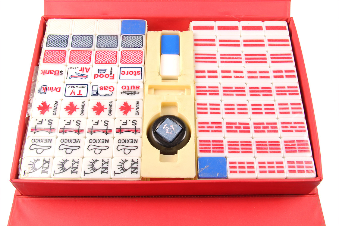 厂家批发2015新款高档麻将 美国麻将牌 休闲娱乐麻将