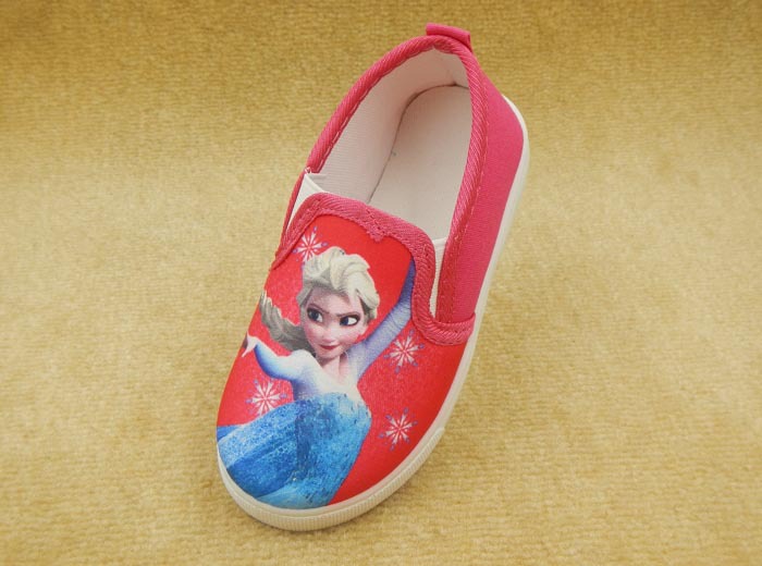 特价2017秋季新款儿童布鞋 冰雪奇缘frozen安娜公主鞋广州童鞋