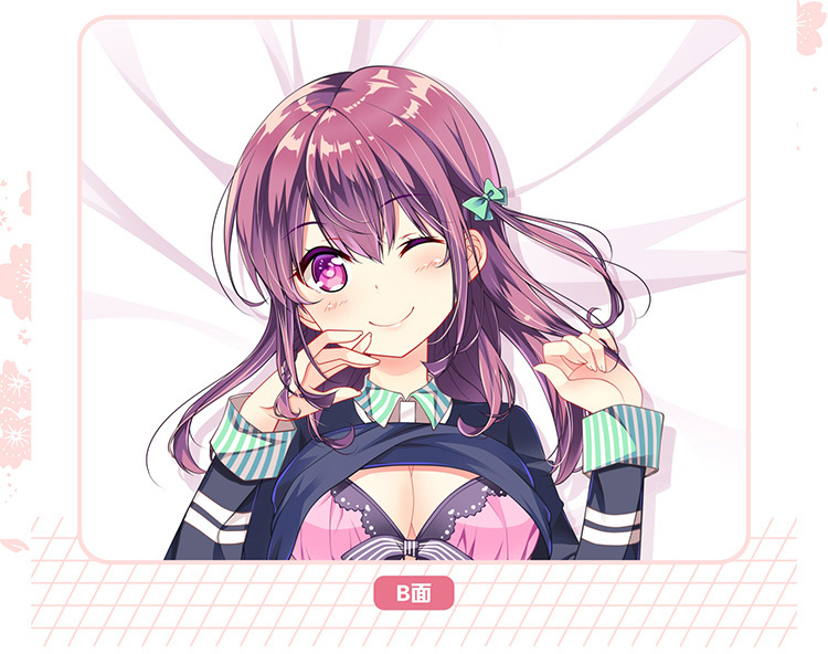 少女编号乌丸千岁抱枕动漫创意毛绒靠垫枕头现货批发出口品质