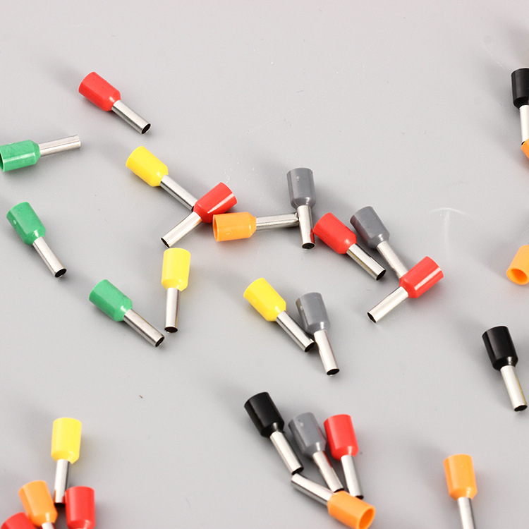 ve管型预绝缘冷压端头 接线端子 针形压线端子 针形鼻 黄铜ve4009